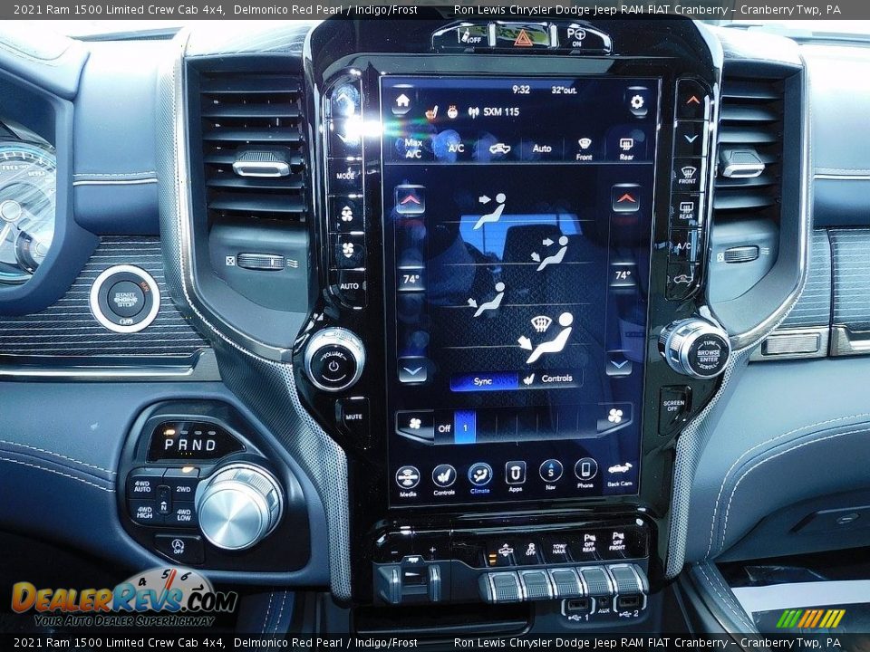 2021 Ram 1500 Limited Crew Cab 4x4 Delmonico Red Pearl / Indigo/Frost Photo #16