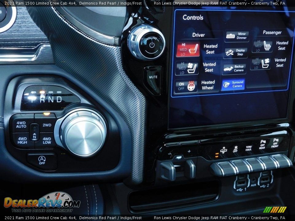 2021 Ram 1500 Limited Crew Cab 4x4 Delmonico Red Pearl / Indigo/Frost Photo #19