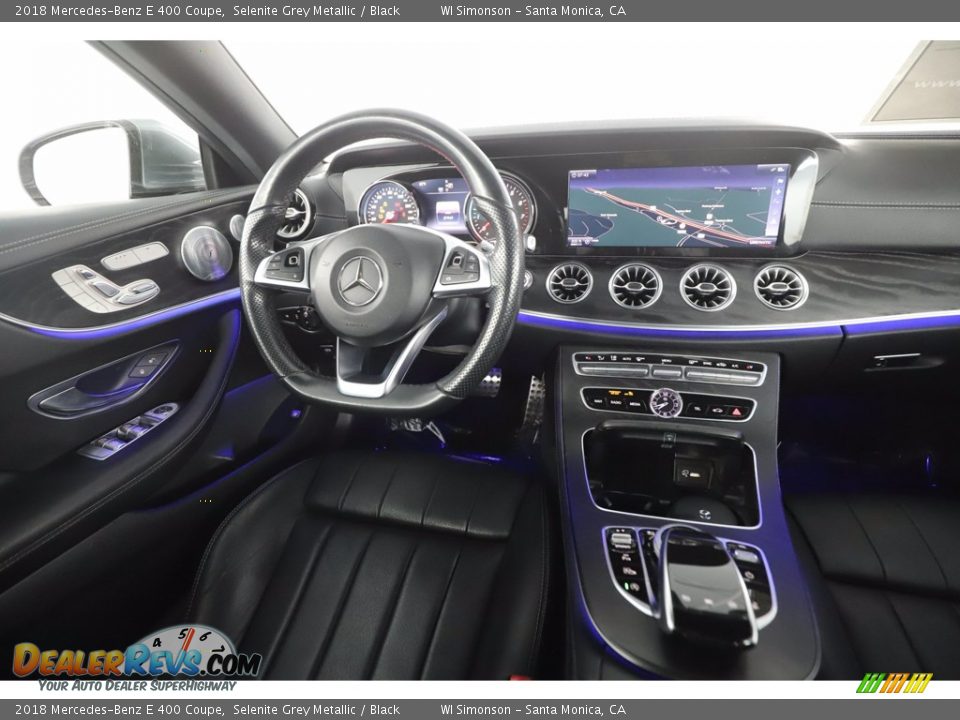 2018 Mercedes-Benz E 400 Coupe Selenite Grey Metallic / Black Photo #26