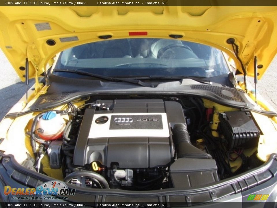 2009 Audi TT 2.0T Coupe Imola Yellow / Black Photo #25
