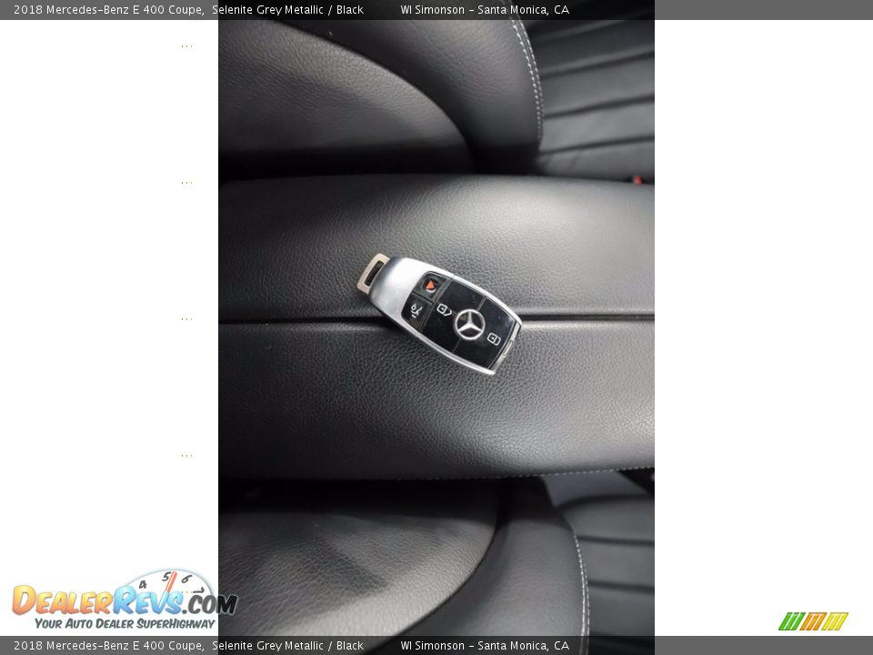 2018 Mercedes-Benz E 400 Coupe Selenite Grey Metallic / Black Photo #27