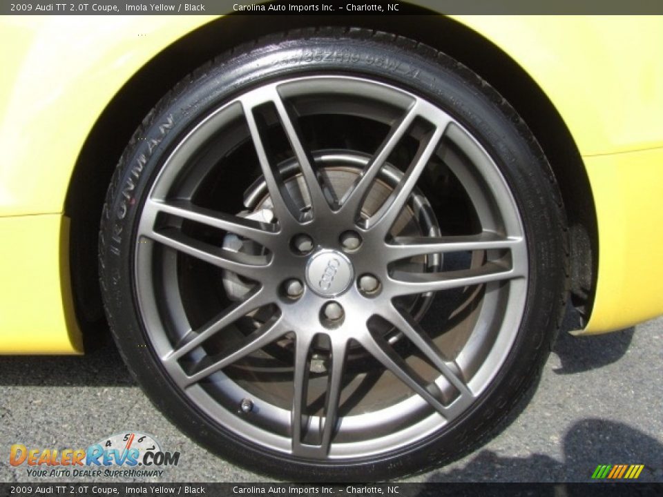 2009 Audi TT 2.0T Coupe Imola Yellow / Black Photo #26