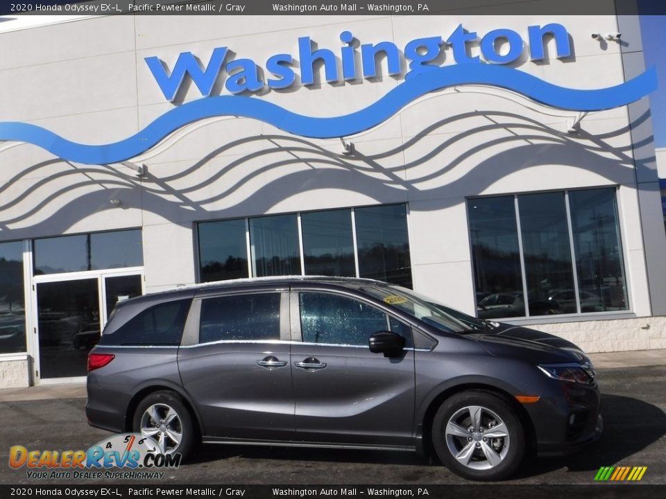 2020 Honda Odyssey EX-L Pacific Pewter Metallic / Gray Photo #2