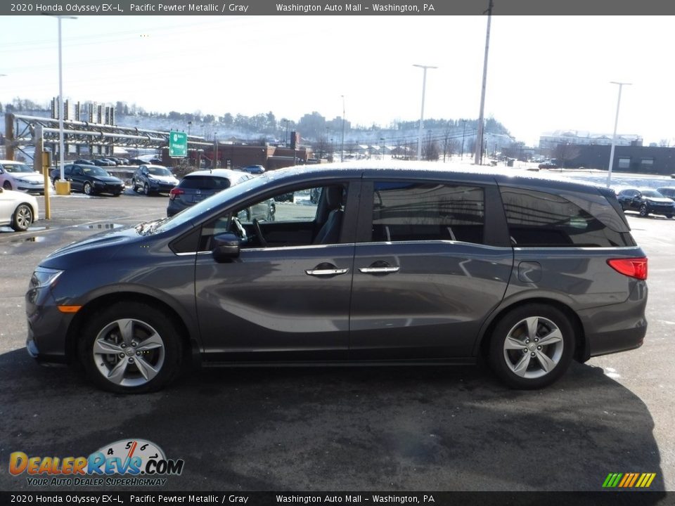 2020 Honda Odyssey EX-L Pacific Pewter Metallic / Gray Photo #6