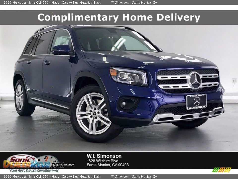 2020 Mercedes-Benz GLB 250 4Matic Galaxy Blue Metallic / Black Photo #1