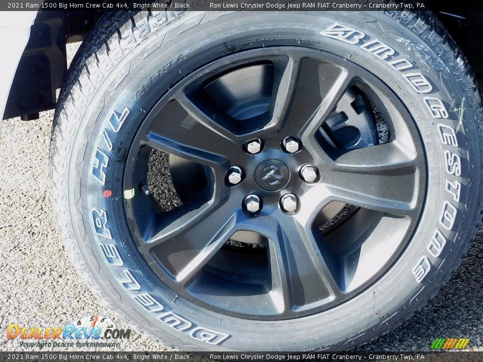 2021 Ram 1500 Big Horn Crew Cab 4x4 Bright White / Black Photo #10