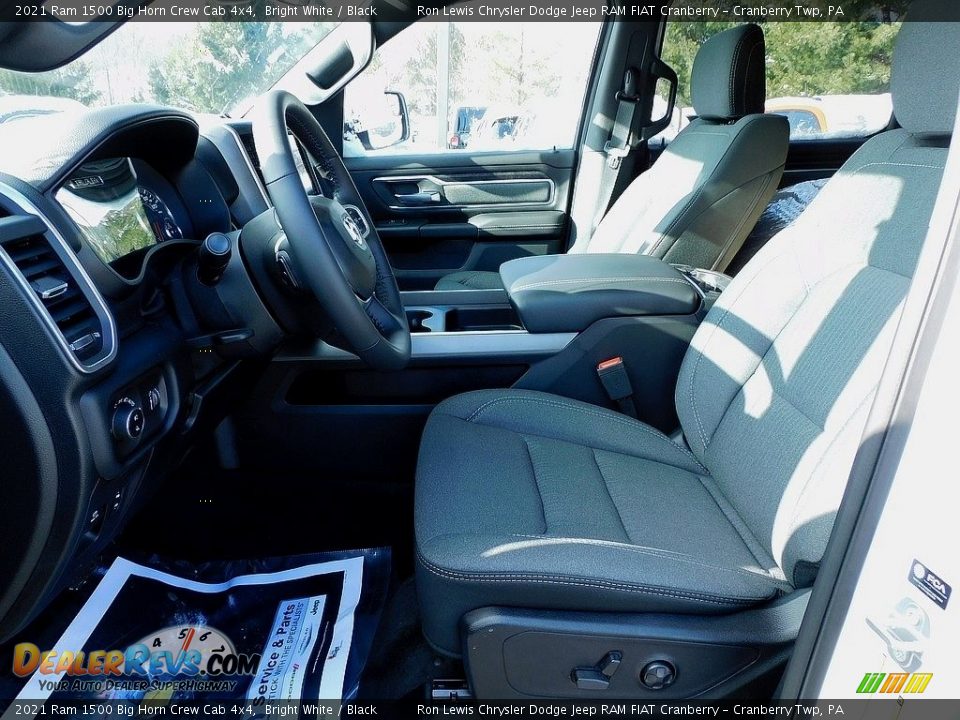 2021 Ram 1500 Big Horn Crew Cab 4x4 Bright White / Black Photo #11