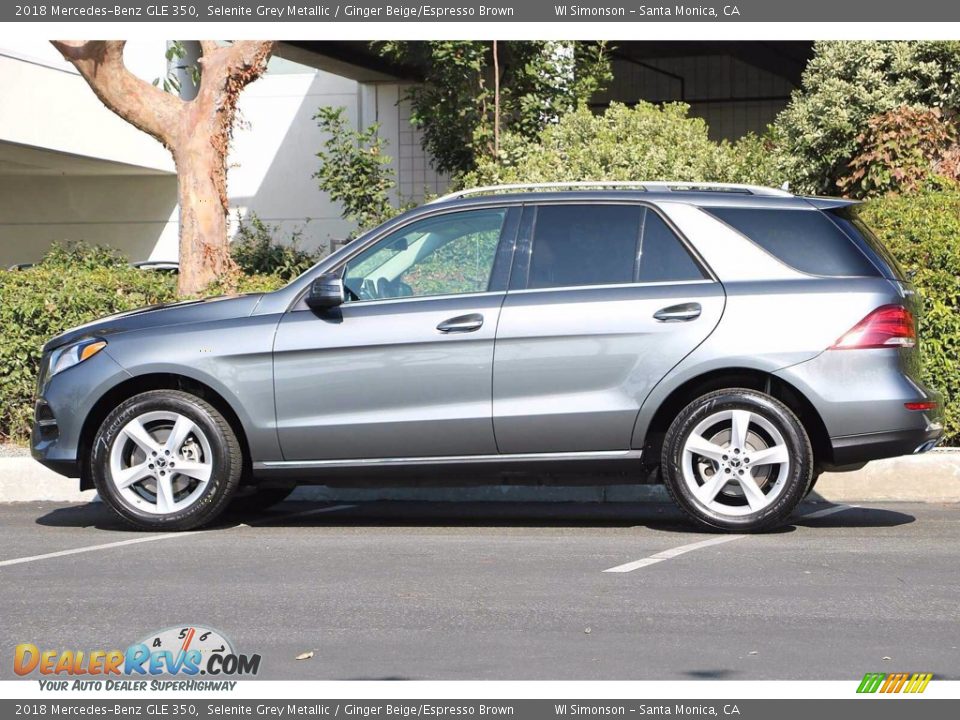 2018 Mercedes-Benz GLE 350 Selenite Grey Metallic / Ginger Beige/Espresso Brown Photo #9