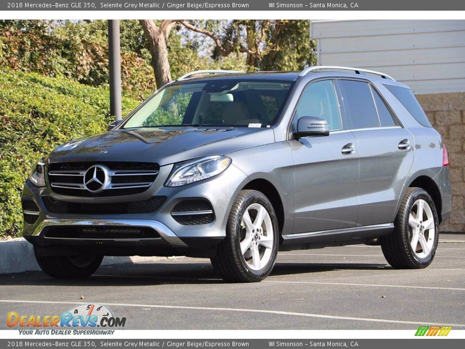 2018 Mercedes-Benz GLE 350 Selenite Grey Metallic / Ginger Beige/Espresso Brown Photo #10