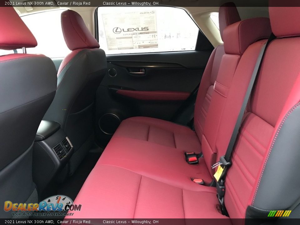 Rear Seat of 2021 Lexus NX 300h AWD Photo #3