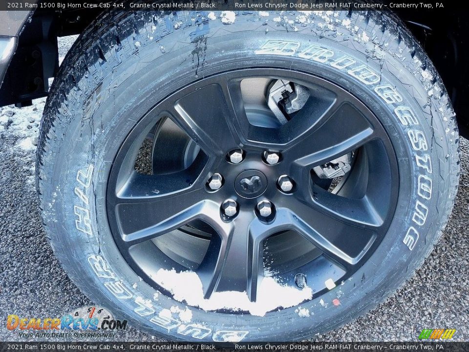 2021 Ram 1500 Big Horn Crew Cab 4x4 Granite Crystal Metallic / Black Photo #10