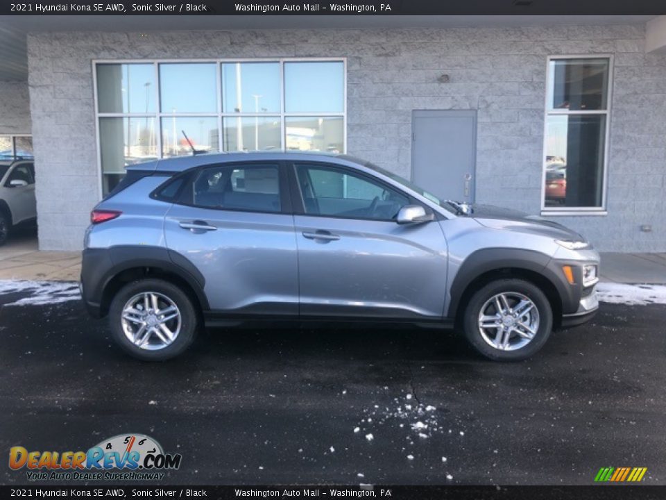 2021 Hyundai Kona SE AWD Sonic Silver / Black Photo #2