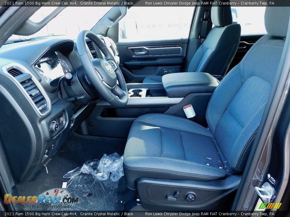 2021 Ram 1500 Big Horn Crew Cab 4x4 Granite Crystal Metallic / Black Photo #11