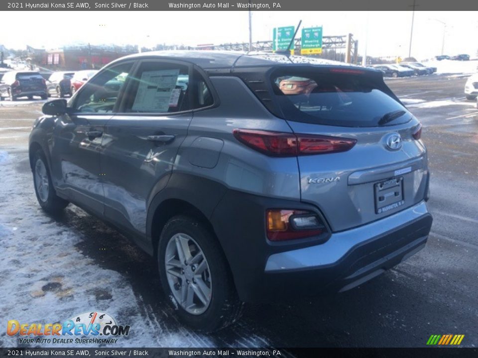 2021 Hyundai Kona SE AWD Sonic Silver / Black Photo #3