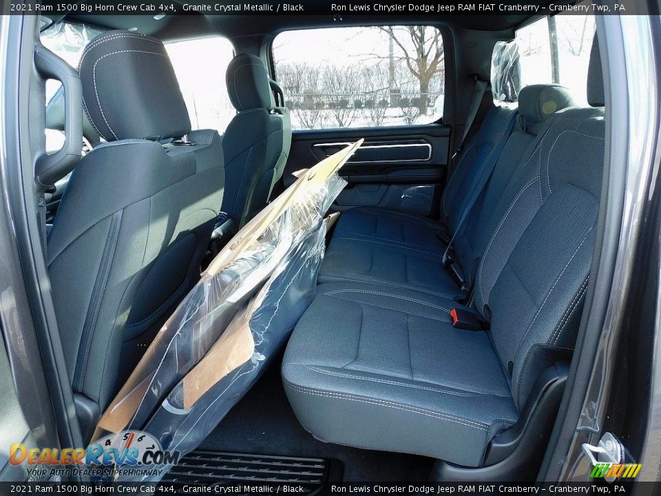2021 Ram 1500 Big Horn Crew Cab 4x4 Granite Crystal Metallic / Black Photo #12