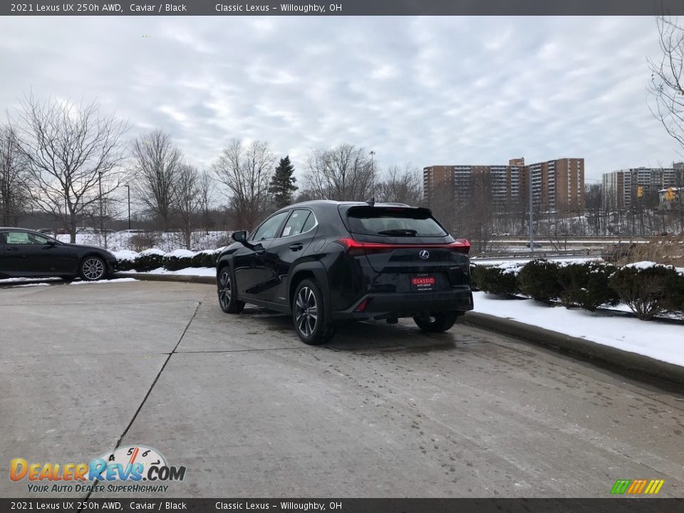 2021 Lexus UX 250h AWD Caviar / Black Photo #4