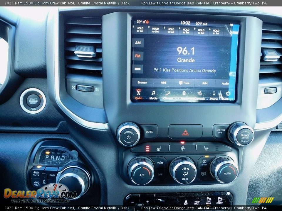 2021 Ram 1500 Big Horn Crew Cab 4x4 Granite Crystal Metallic / Black Photo #15