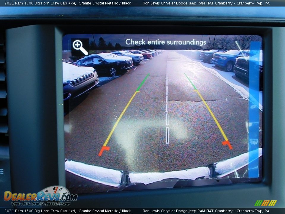 2021 Ram 1500 Big Horn Crew Cab 4x4 Granite Crystal Metallic / Black Photo #17
