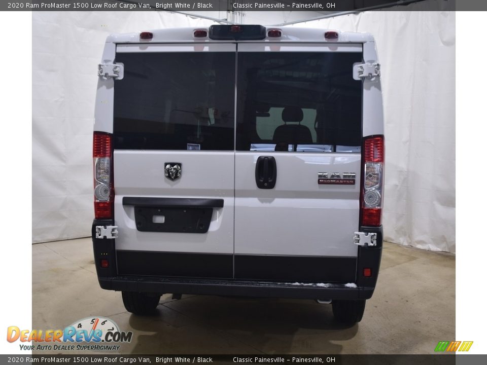 2020 Ram ProMaster 1500 Low Roof Cargo Van Bright White / Black Photo #3