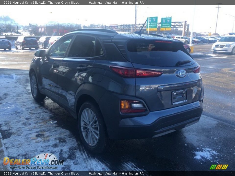 2021 Hyundai Kona SEL AWD Thunder Gray / Black Photo #3