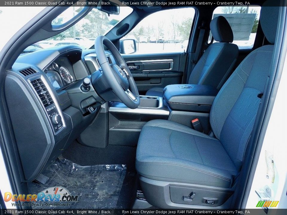 2021 Ram 1500 Classic Quad Cab 4x4 Bright White / Black Photo #11