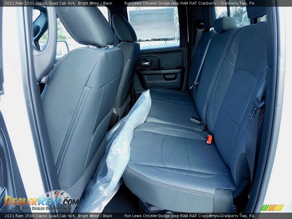 2021 Ram 1500 Classic Quad Cab 4x4 Bright White / Black Photo #12