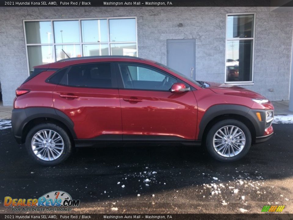 2021 Hyundai Kona SEL AWD Pulse Red / Black Photo #2