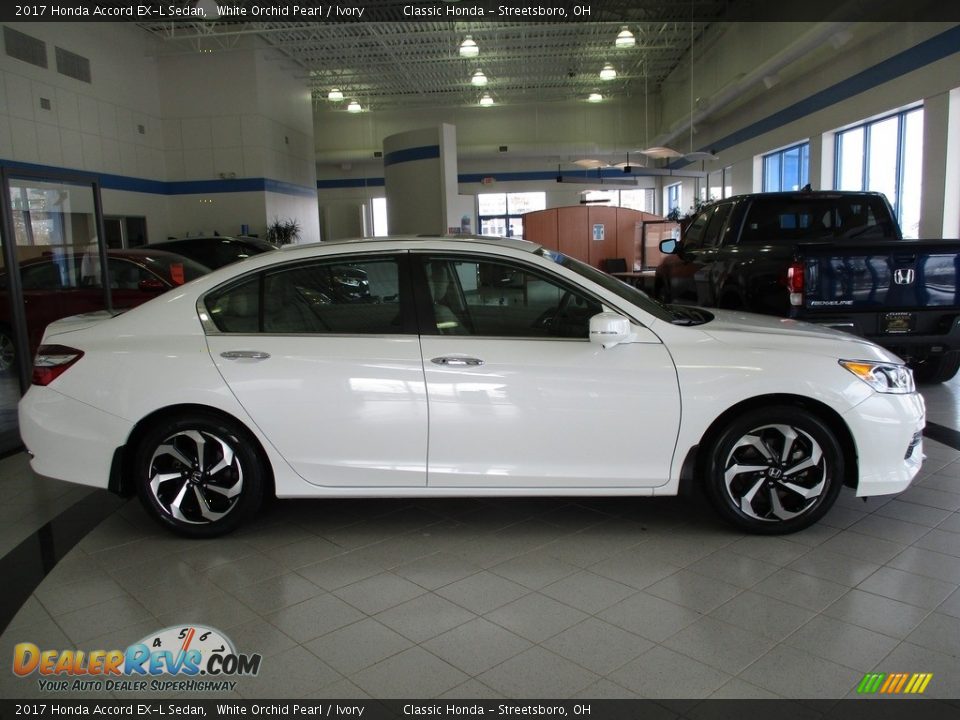 2017 Honda Accord EX-L Sedan White Orchid Pearl / Ivory Photo #4