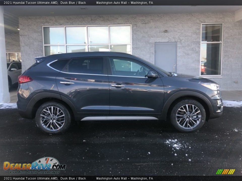 2021 Hyundai Tucson Ulitimate AWD Dusk Blue / Black Photo #2