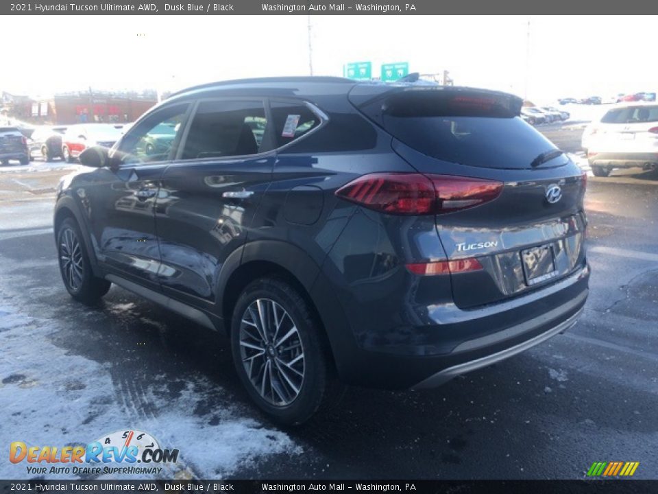 2021 Hyundai Tucson Ulitimate AWD Dusk Blue / Black Photo #3