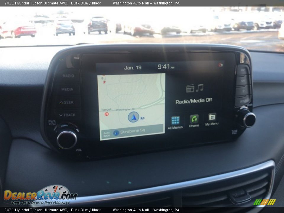 2021 Hyundai Tucson Ulitimate AWD Dusk Blue / Black Photo #9