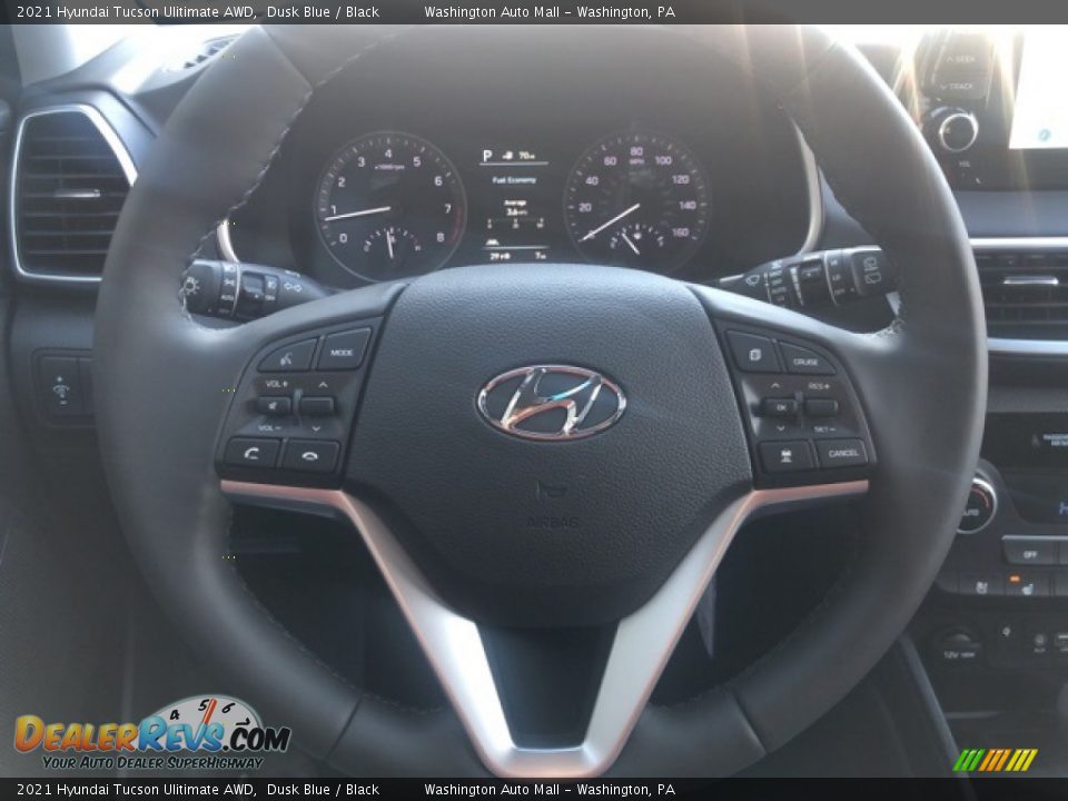 2021 Hyundai Tucson Ulitimate AWD Dusk Blue / Black Photo #12