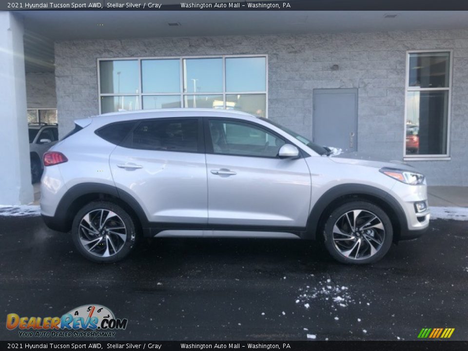 2021 Hyundai Tucson Sport AWD Stellar Silver / Gray Photo #2