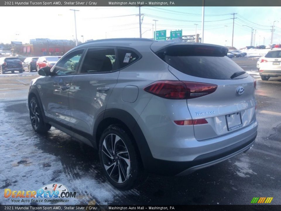 2021 Hyundai Tucson Sport AWD Stellar Silver / Gray Photo #3