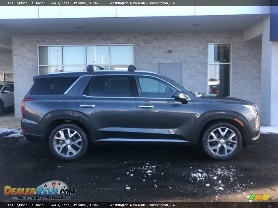 2021 Hyundai Palisade SEL AWD Steel Graphite / Gray Photo #2