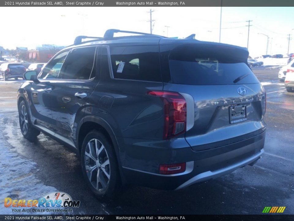 2021 Hyundai Palisade SEL AWD Steel Graphite / Gray Photo #3