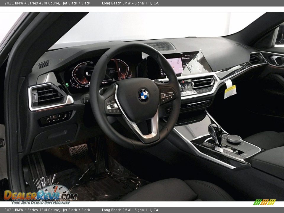 2021 BMW 4 Series 430i Coupe Jet Black / Black Photo #7