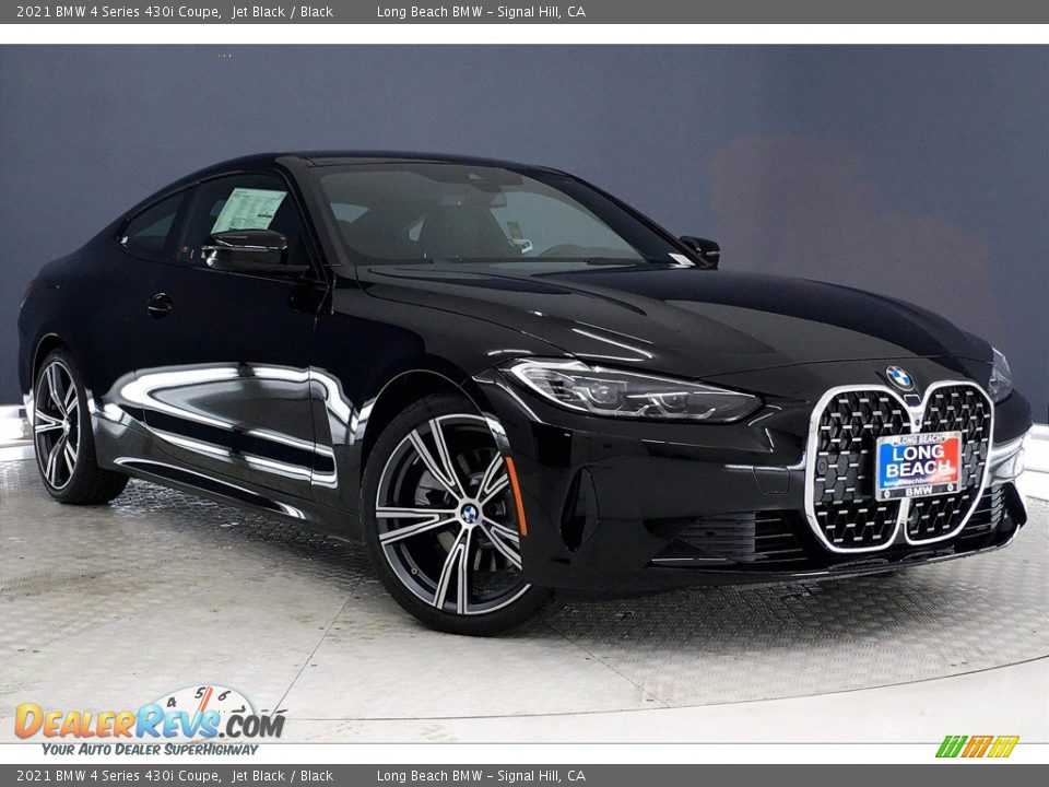 2021 BMW 4 Series 430i Coupe Jet Black / Black Photo #17