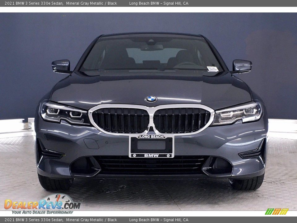 2021 BMW 3 Series 330e Sedan Mineral Gray Metallic / Black Photo #2