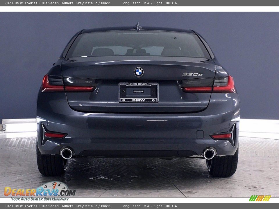 2021 BMW 3 Series 330e Sedan Mineral Gray Metallic / Black Photo #4