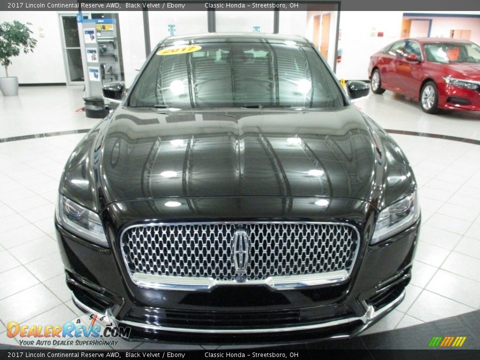 2017 Lincoln Continental Reserve AWD Black Velvet / Ebony Photo #2