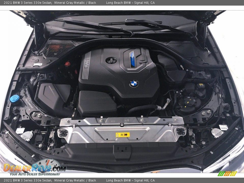 2021 BMW 3 Series 330e Sedan Mineral Gray Metallic / Black Photo #10