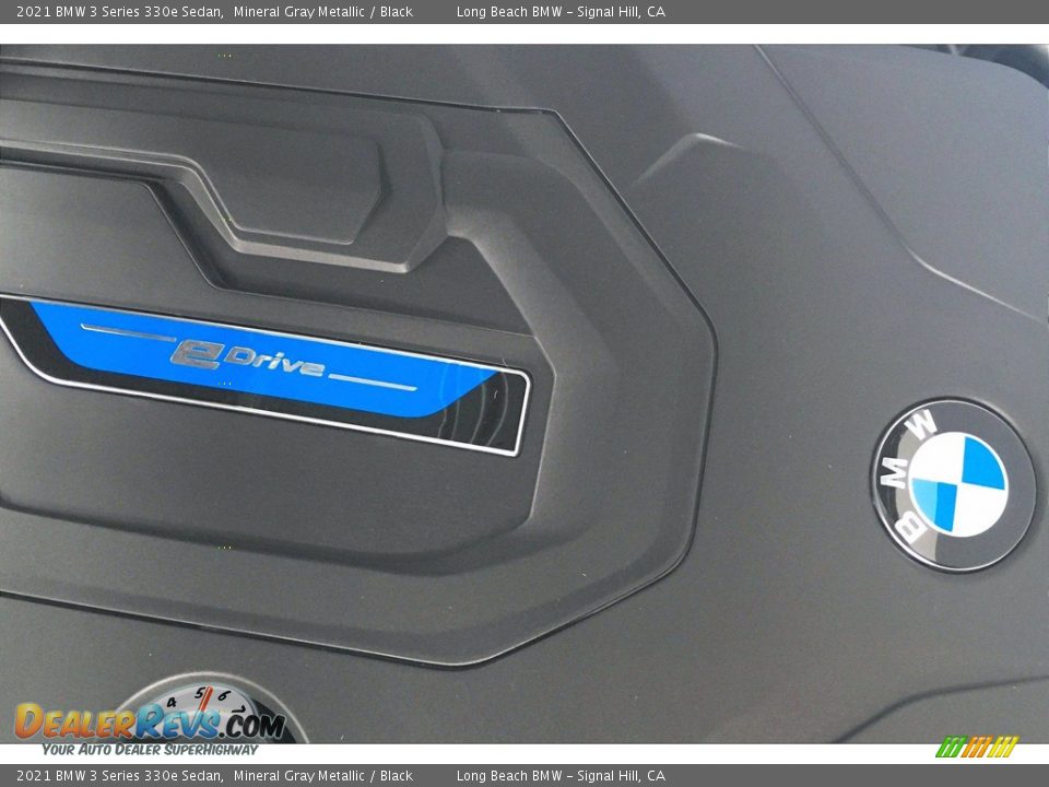 2021 BMW 3 Series 330e Sedan Mineral Gray Metallic / Black Photo #11