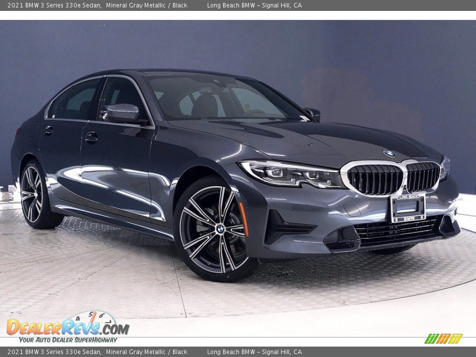2021 BMW 3 Series 330e Sedan Mineral Gray Metallic / Black Photo #19