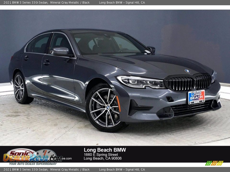 2021 BMW 3 Series 330i Sedan Mineral Gray Metallic / Black Photo #1