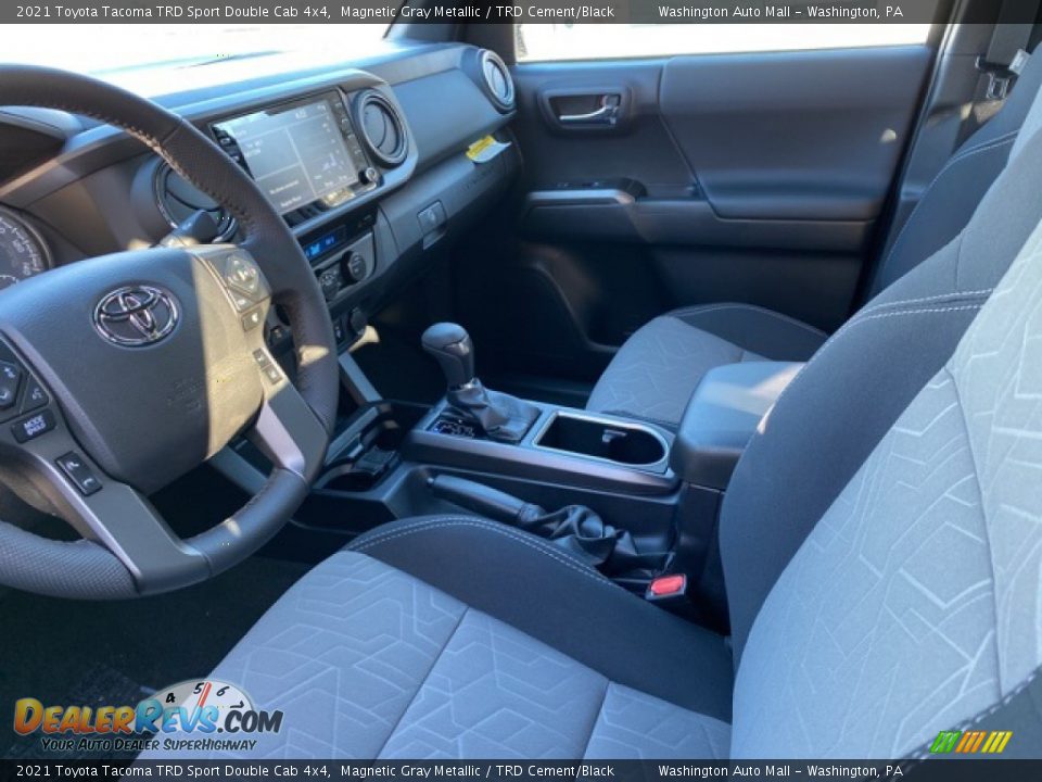 2021 Toyota Tacoma TRD Sport Double Cab 4x4 Magnetic Gray Metallic / TRD Cement/Black Photo #4