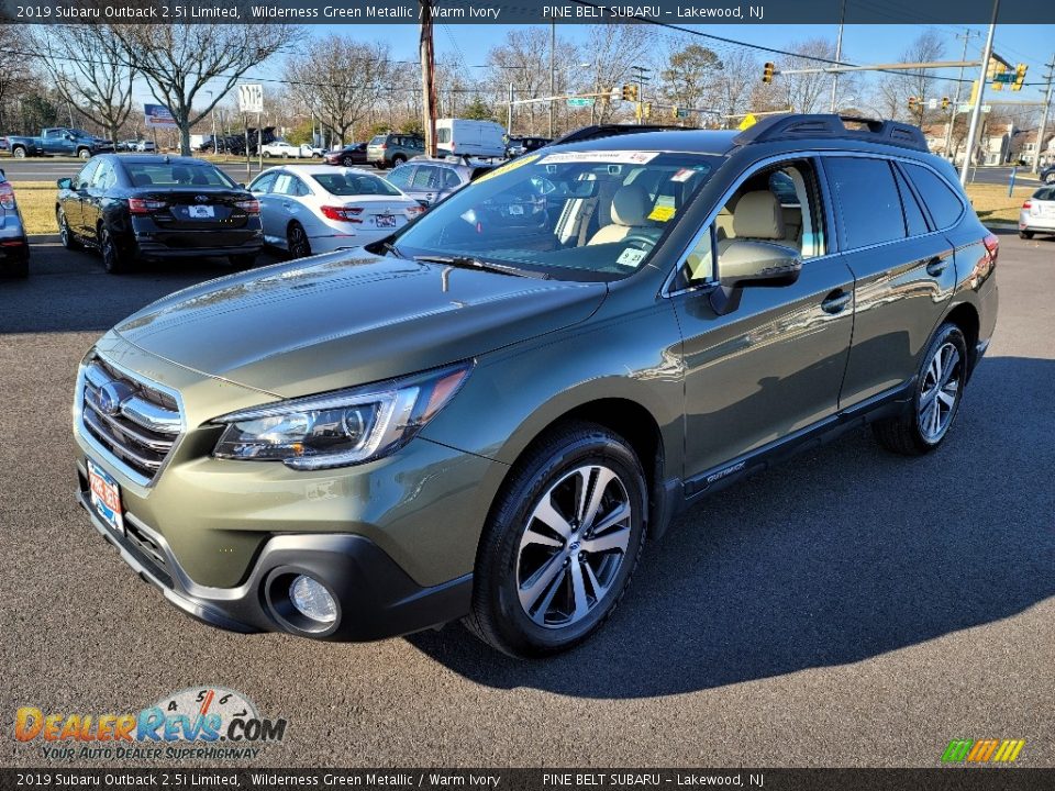2019 Subaru Outback 2.5i Limited Wilderness Green Metallic / Warm Ivory Photo #15