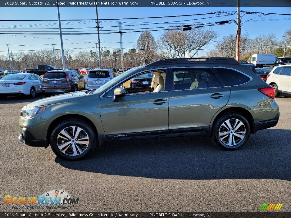 2019 Subaru Outback 2.5i Limited Wilderness Green Metallic / Warm Ivory Photo #16