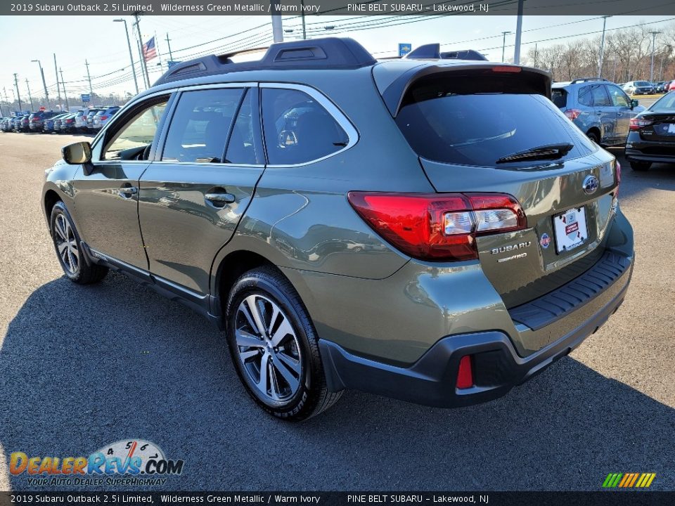 2019 Subaru Outback 2.5i Limited Wilderness Green Metallic / Warm Ivory Photo #18