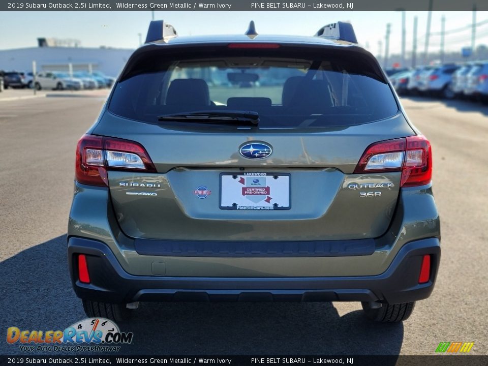 2019 Subaru Outback 2.5i Limited Wilderness Green Metallic / Warm Ivory Photo #19